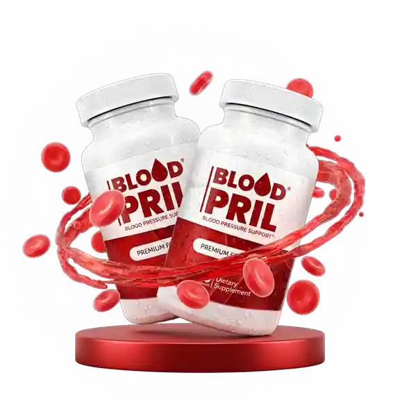 BloodPril blood pressure support supplement — 3-ingredient nitric oxide formula