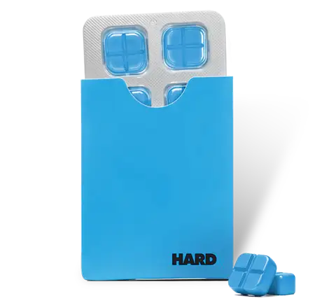 HardRx physician-guided ED treatment — 2-in-1 Sildenafil and Tadalafil sublingual tablet