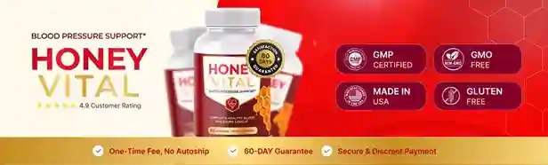 Honey Vital 6-botanical blood pressure support review 2026