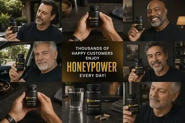 HoneyPower 7 botanical ingredients Tongkat Ali Horny Goat Weed Saw Palmetto Boron Nettle Wild Yam Sarsaparilla male performance capsule 2026