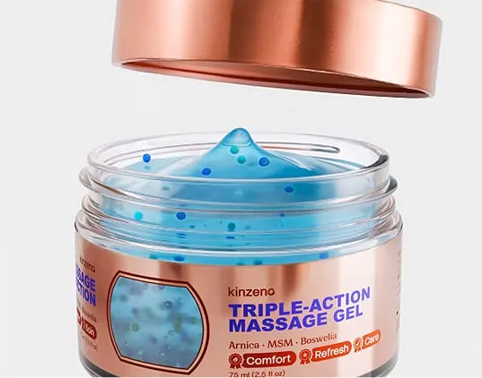 Kinzeno triple-action micro-bubble massage gel official product