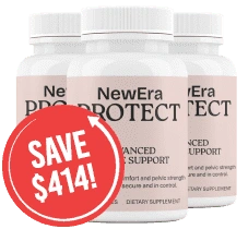 NewEra Protect 7 ingredients Boswellia Sumac Horsetail Crataeva Zinc Vitamin D3 Resveratrol bladder pelvic floor women 2026