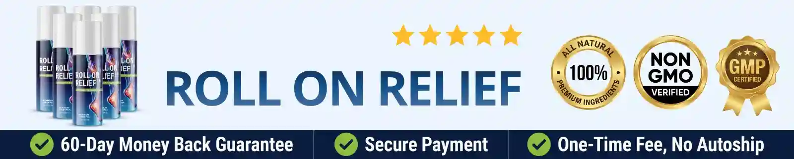 Roll On Relief maximum strength OTC topical analgesic roll-on bottle 2026 review