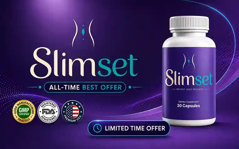 SlimSet 5-ingredient women metabolism weight loss capsule official bottle 2026 review