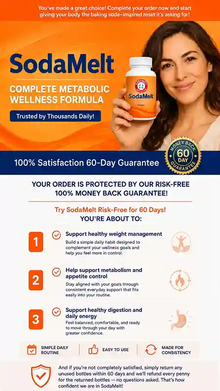 SodaMelt 12 ingredients Psyllium Husk Aloe Vera Cascara Sagrada Lactobacillus digestive bloating metabolic wellness 2026