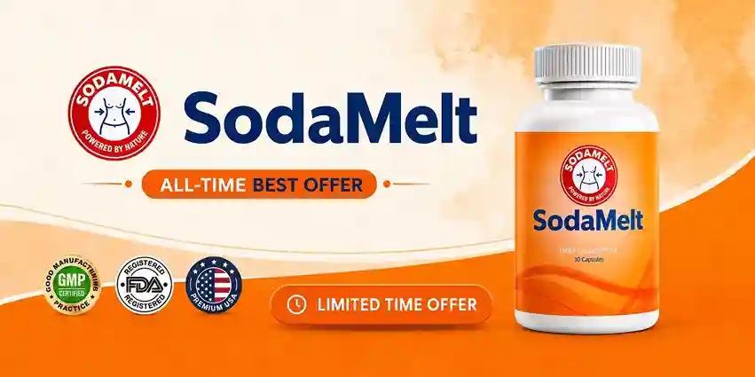 SodaMelt 12-ingredient digestive metabolic wellness supplement official bottle 2026 review