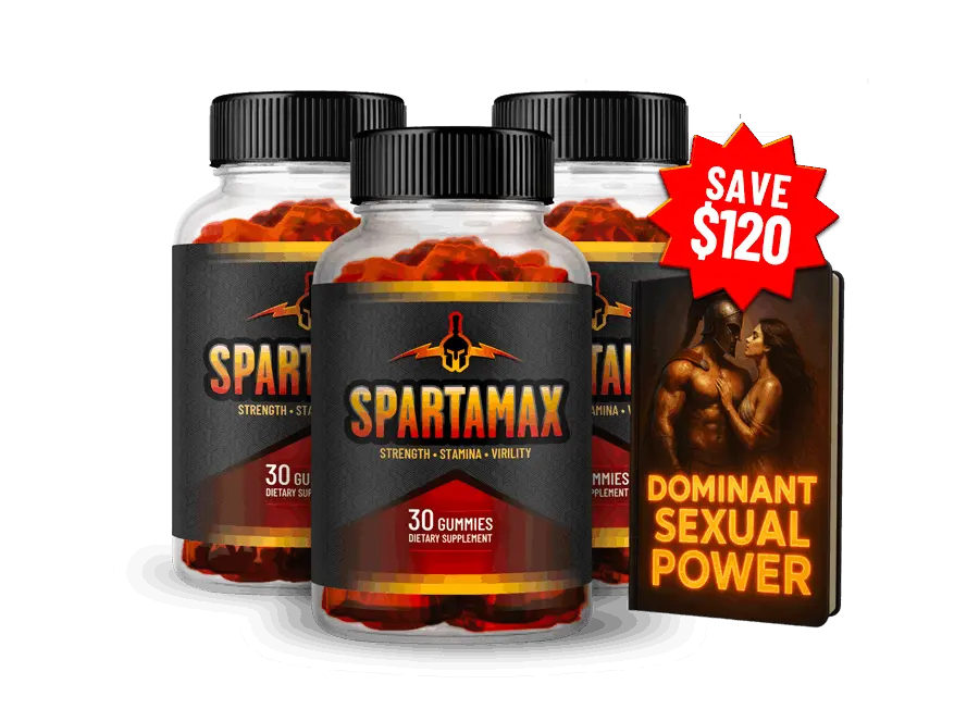 Spartamax male vitality gummy ingredients and three-step mechanism benefits