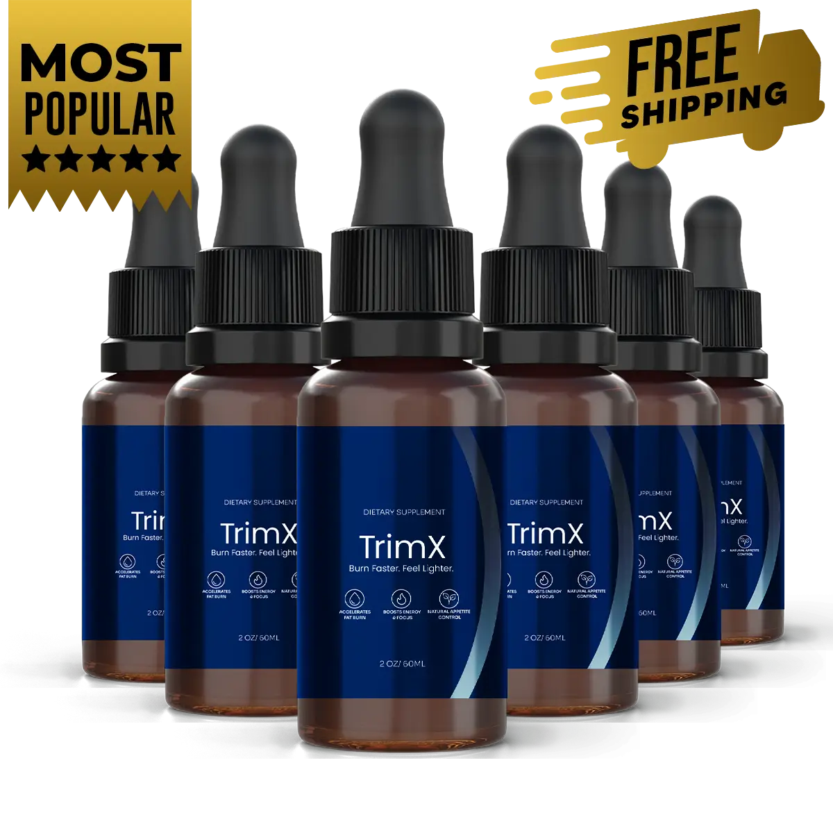 TrimX 6-bottle bulk package for maximum savings