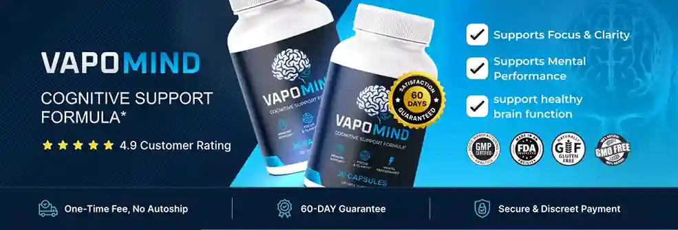 VapoMind customer reviews 2026 — verified buyer results for memory, focus, and cognitive clarity from real users aged 58 to 66