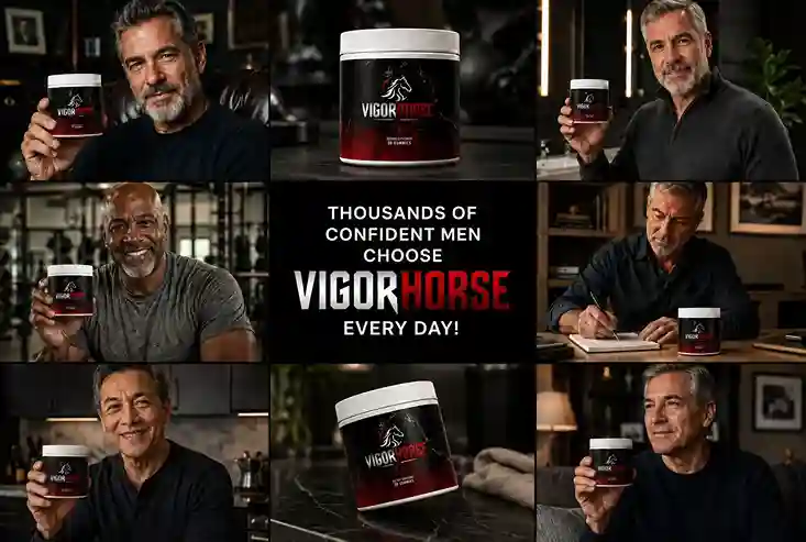 VigorHorse 9 ingredients Muira Puama Maca L-Arginine Ashwagandha Horny Goat Weed Tribulus male performance gummy 2026